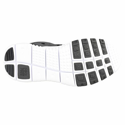 NIKE NIKE FREE RUN TRAIL HERREN BLACK WHITE SNEAKER BEILAUFIG - 42 EU