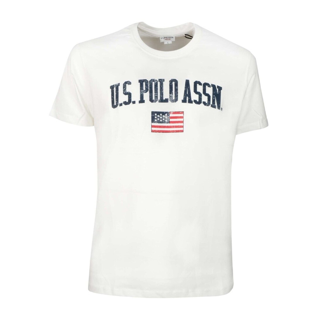 

Мужская футболка US Polo Assn. Футболка Хлопок Белая, Белый