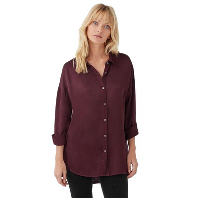 

Женская атласная туника Splendid Lyra, баклажановый, маленький размер, Aubergine