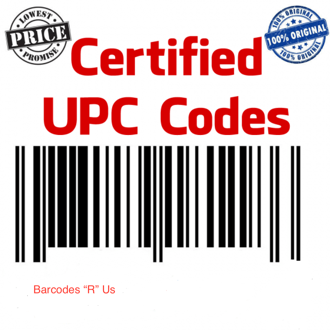 Barcode numbers. Barcode numbers