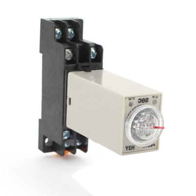 AC 110V H3Y-2 Power On Time Delay Relay Solid State Timer 0-60S DPDT Sockets