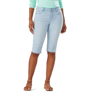 Tommy Bahama Women's Afton Clam Diggers Capri Pants, Light Seacoast Wash, 4
