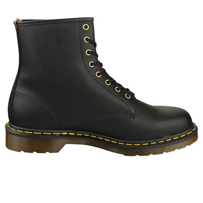 DR. MARTENS DR. MARTENS VEGAN 1460 MENS BLACK CASUAL BOOTS - 8 UK