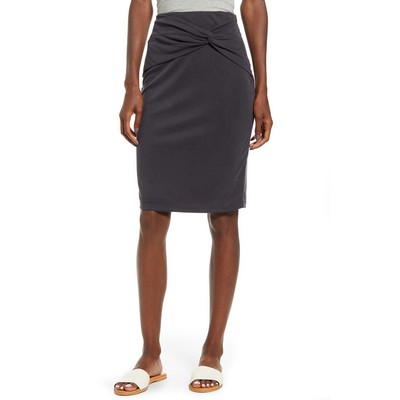 

Женская юбка Splendid с узлом, черная, маленькая, Черный