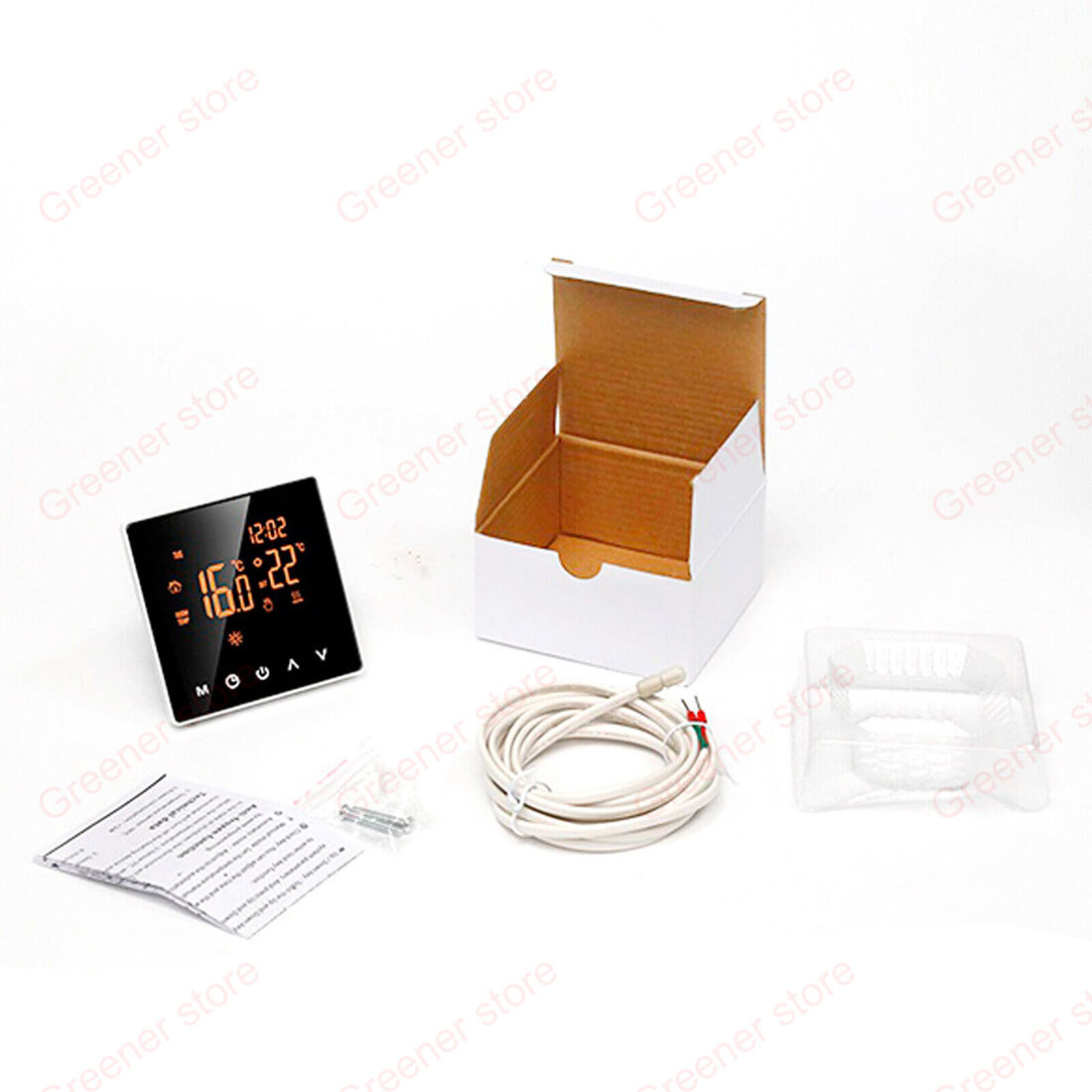 1-10PCS Home Programmable Wifi Wireless Heated Digital Thermostat LCD Screen App