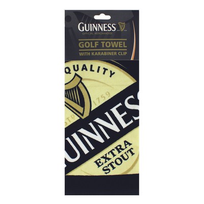 Guinness Golf Towel With Label Print