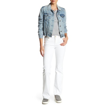 

Джинсы 7 For All Mankind Squiggle Kimmie Bootcut, белые,  года, Белый, JU0156873A
