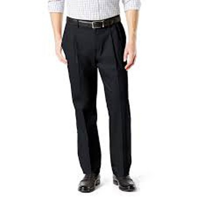 

Мужские брюки Dockers Signature цвета хаки со складками классического кроя, черные (эластичные) -38 Вт x 30 л, Black (stretch), 28094-0004