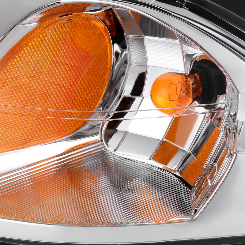 For 20002005 Chevy Impala Chrome Headlights Replacement Kit Left+Right