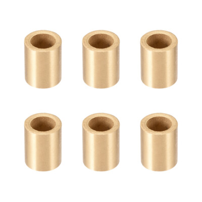 6pcs Self-Lubricating Bearing Sleeve Sintered Bronze Bushing 8mm x 12mm x 15mm