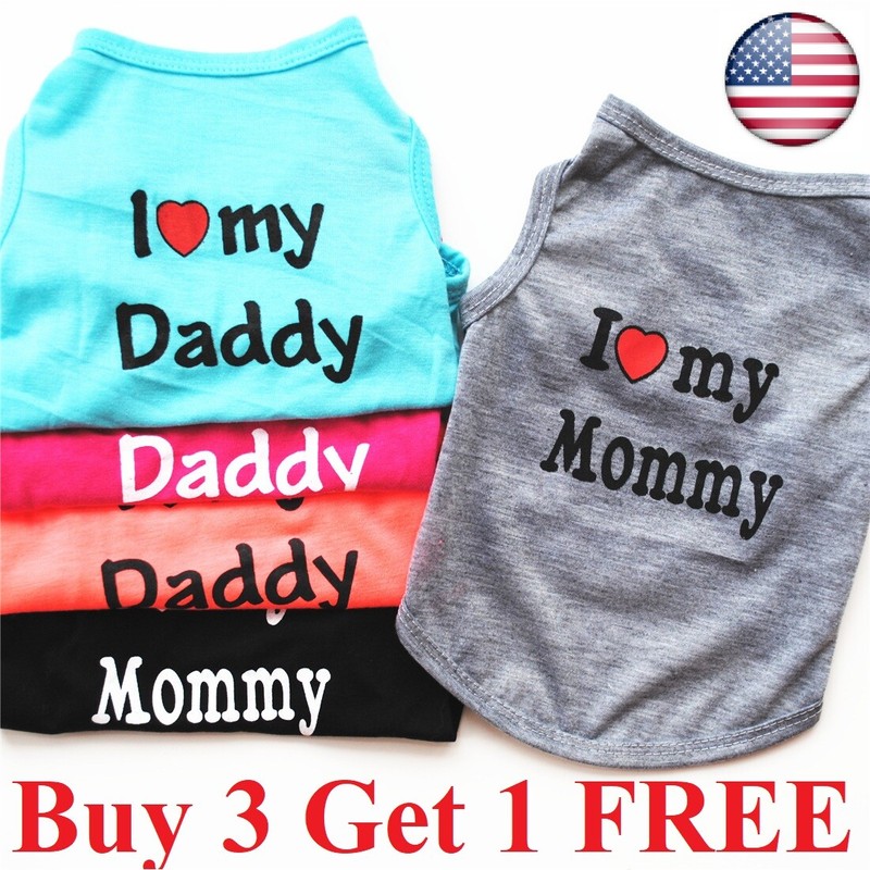 Pet Dog Clothe T Shirt Vest Clothing Puppy Cat Cute