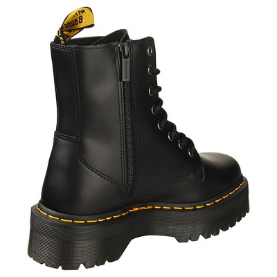 DR. MARTENS DR. MARTENS JADON MENS BLACK PLATFORM BOOTS - 8 UK