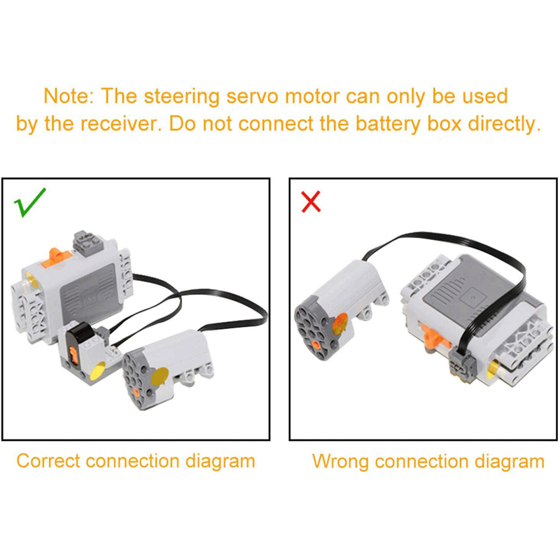 Multi Power Electric Motor Servo For LEGO Technic Parts Train Building Toy DE