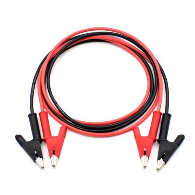 14 Gauge Jumper Wires Alligator Clips to Clip Heavy Duty 2Pcs-3.3ft 