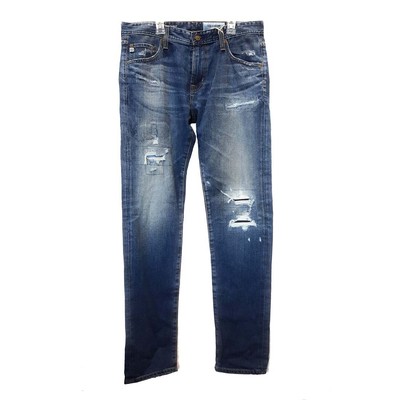 

Мужские джинсы Adriano Goldschmied The Tellis Modern Slim, синий деним,  года, Blue denim, 1783LED