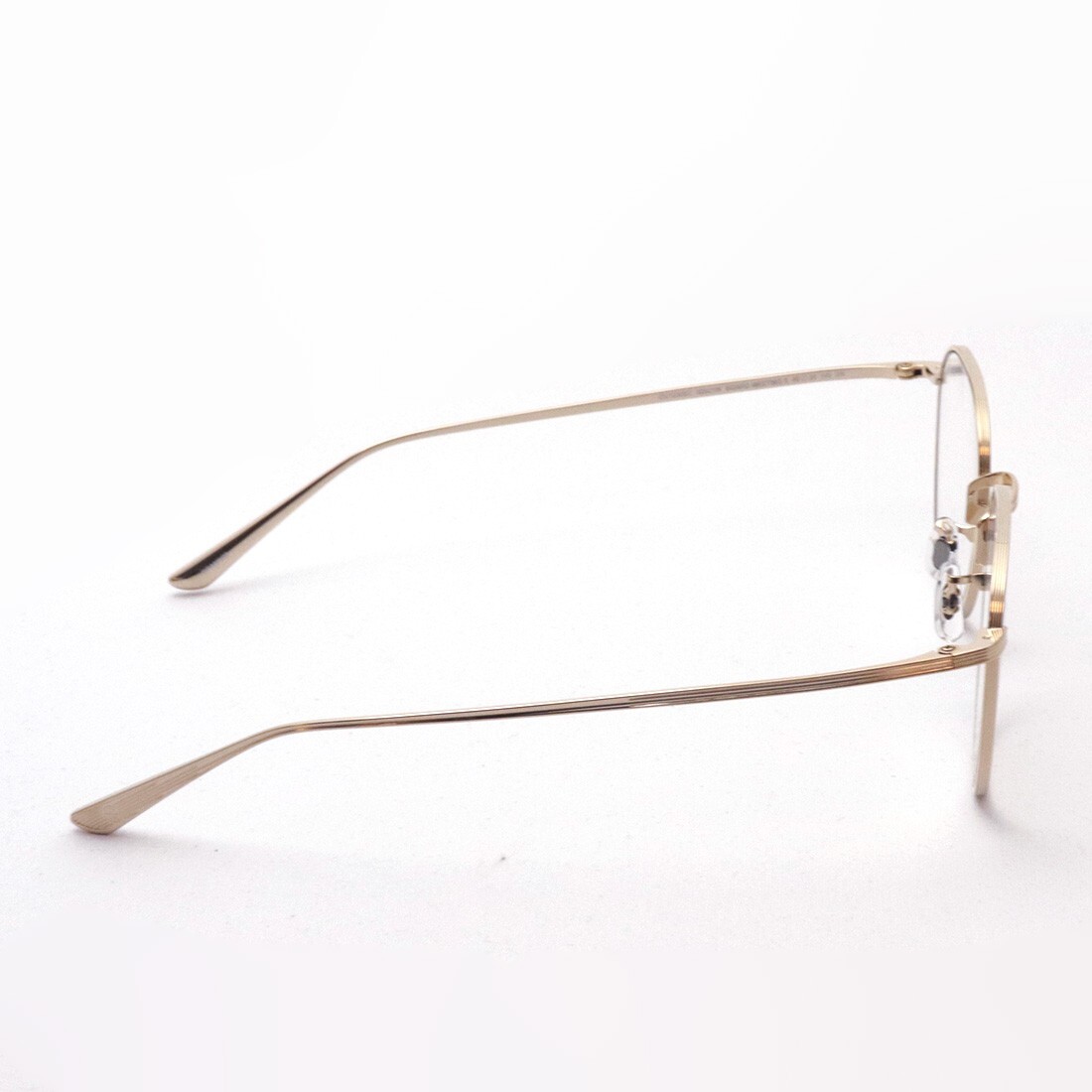 Pre-owned Oliver Peoples Board Meeting 2 Ov1230st 52921w Gold 49mm Eyeglasses Gold Frame In Clear