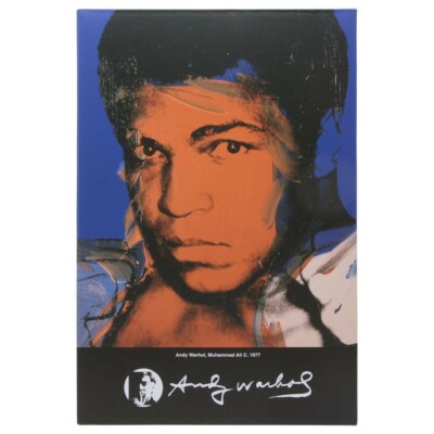 Medicom BE@RBRICK Andy Warhol Muhammad Ali 100% 400