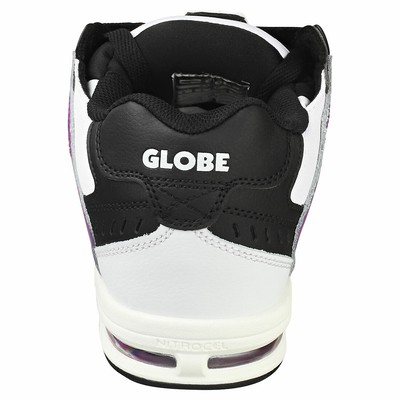 GLOBE GLOBE SABRE HERREN WHITE BLACK PURPLE SNEAKER SCHLITTSCHUH - 42 EU