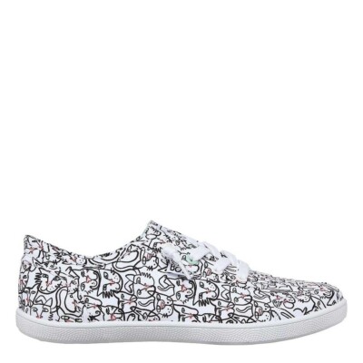 SKECHERS 113636-WMLT Women's Bobs B Cute in White/Multi - Medium