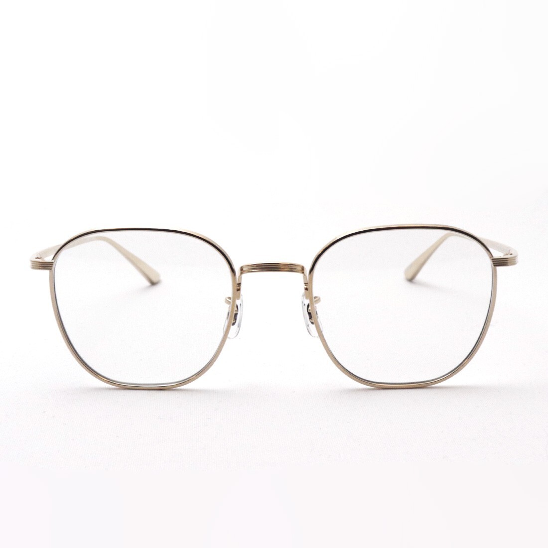 Pre-owned Oliver Peoples Board Meeting 2 Ov1230st 52921w Gold 49mm Eyeglasses Gold Frame In Clear