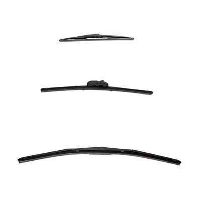 Sentry & Exact For 08-11 Kia Rio EX Windshield Wiper Blade Front & Rear 3pc Set
