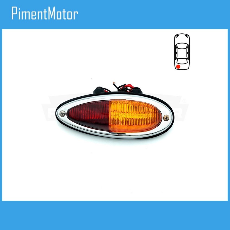 Feu Clignotant ArriÃRe Gauche Pour Porsche 356 A 1957 Ã  1959 (Version Euro)
