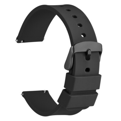 WOCCI Silicone Watch Band Rubber Straps 14mm 16mm 18mm 19mm 20mm 21mm 22mm 24mm