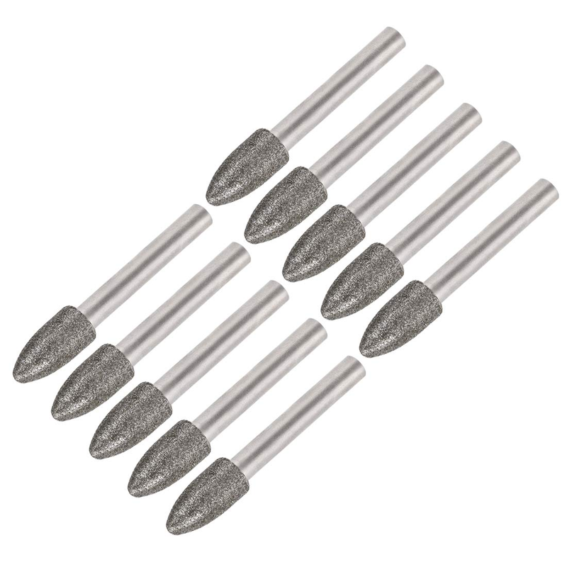 Diamond Burrs Bits Grinding Drill Carving Rotary Tool for Glass Stone Ceramic 15