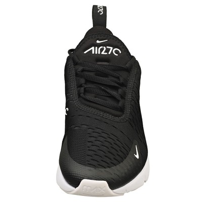 Pre-owned Nike Air Max 270 Womens Fashion Trainers In Black White - 7.5 Us