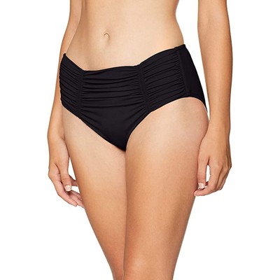 

Купальник бикини с полным покрытием в стиле ретро Seafolly, черный, 14 США