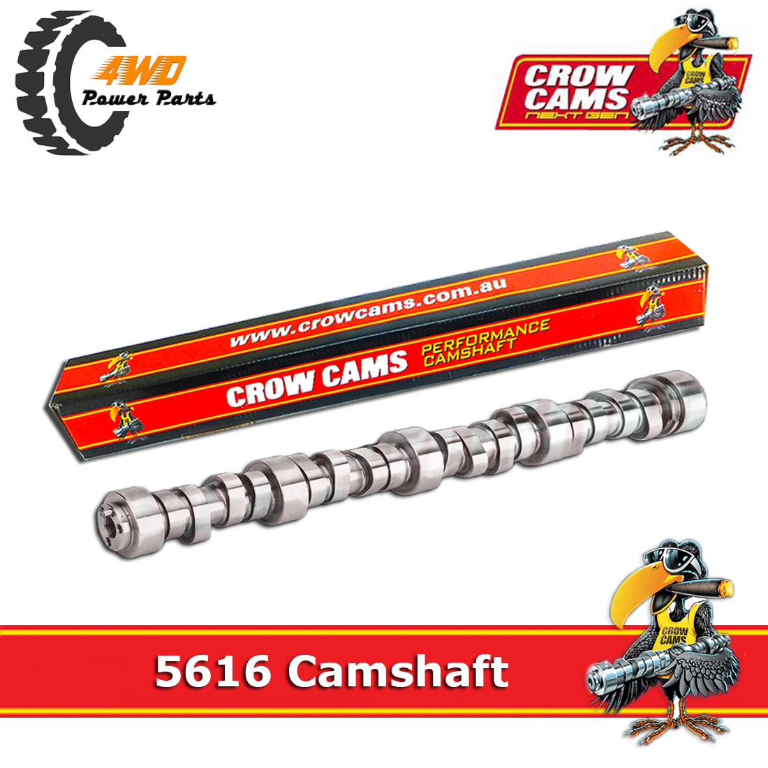 Crow Cams 5616 Street Performance Camshaft for Holden 253 308 V8 Red
