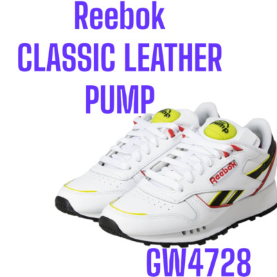 Reebok CLASSIC LEATHER PUMP GW4728 Footwear White Mid Sole 90s Design NEW F/J JP