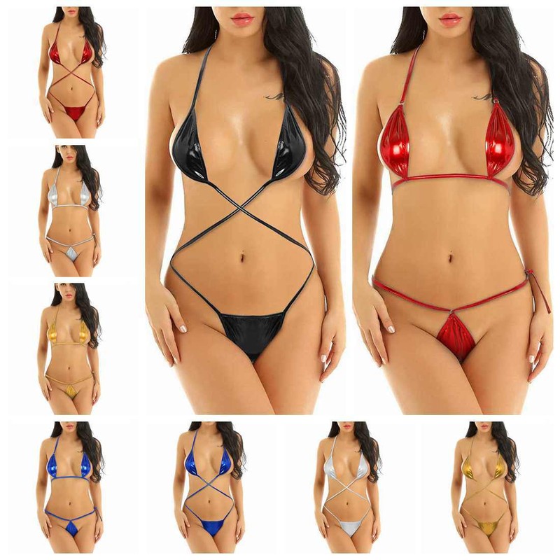 Micro Bikini Estremo Kawaii Giapponese – Costume Da Bagno In Pizzo Con Laccetti Regolabili Per Cosplay Anime E Spiaggia