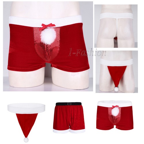 Herren Glänzend Boxer Shorts Kordelzug Badeanzug Badehose Unterhose