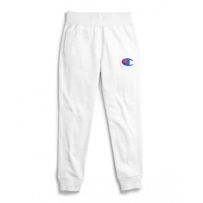 

Женские джоггеры с логотипом C в обратном переплетении Champion, белые, большие, Белый, GF777