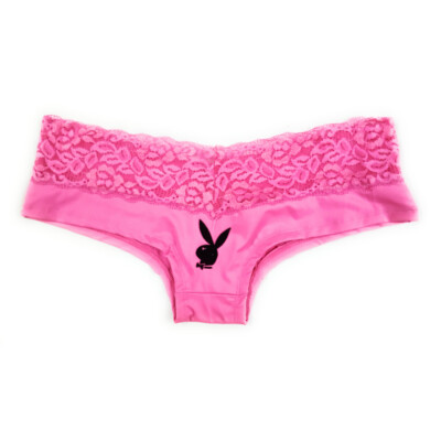 Кружевные шорты для мальчиков PLAYBOY Intimates Bunny Logo SL Серый Розовый Черный PLBL199