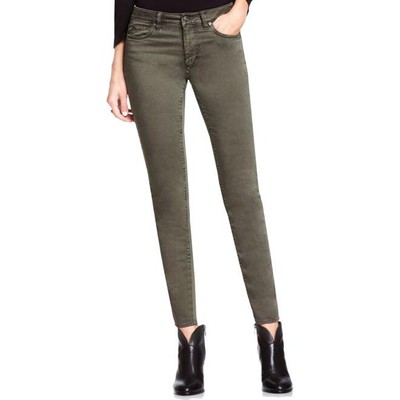 Женские узкие брюки Vince Camuto Earth 31/12, оливкового цвета