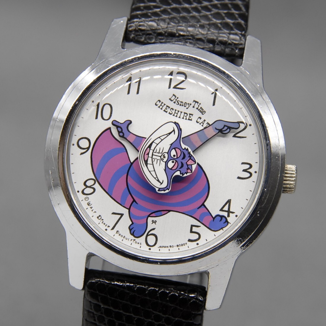 EXC+5】 SEIKO Disney Time 5000-8000 CHESHIRE CAT 36mm Manual