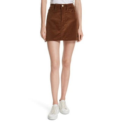 

Вельветовая юбка FRAME Le Mini, теплый загар,  год, Warm tan, LMSK353