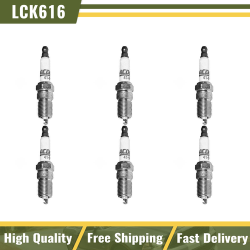 AC Delco 41-902 Platinum Spark Plug Set of 6 Fits Chevy GMC