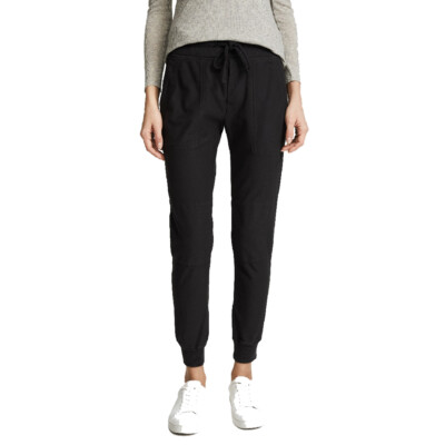 Женские брюки James Perse WVL1435 из трикотажной саржи Surplus, карбон, 2