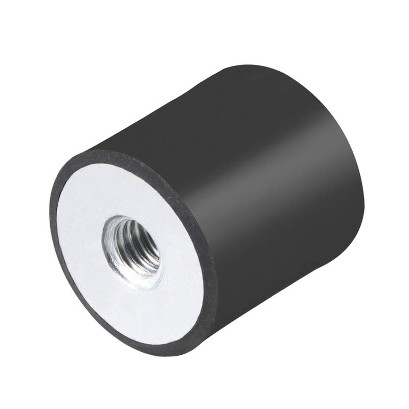 Rubber Mounts M6 Thread Vibration Isolators 4Pcs for Various Equipment