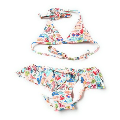 Треугольное бикини Seafolly Kids для девочек на Приморской дорожке (для младенцев/малышей/маленьких деток),