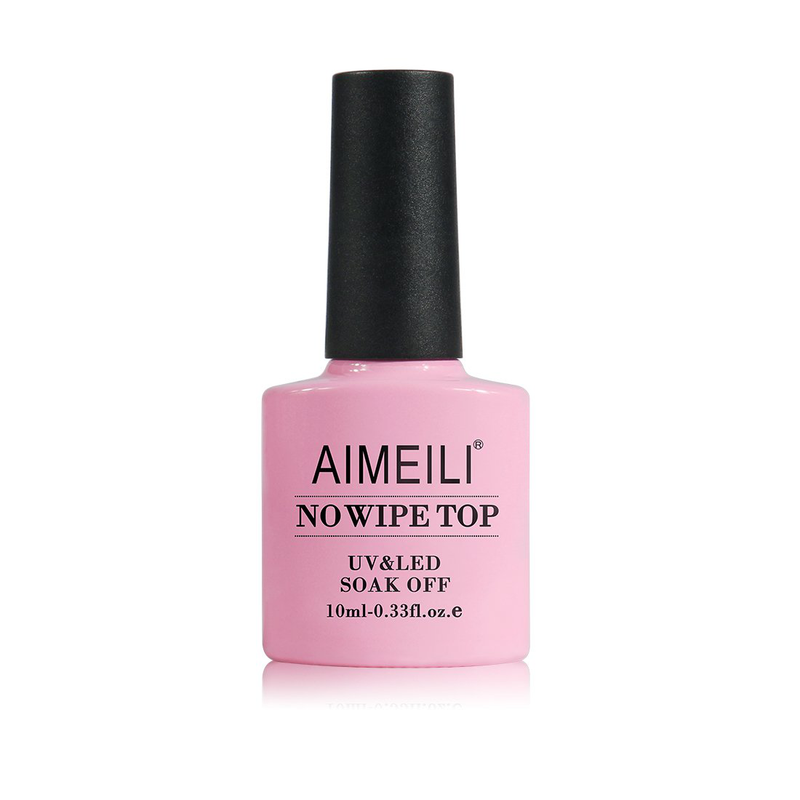 AIMEILI No Wipe Top Coat Überlack UV LED Gellack Gel Nagellack Gel Polish - 10m