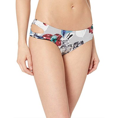 

Bikini Lab Juniors Хипстерские брюки с вырезами Низ бикини, разноцветный/тяжелый лепесток, S, Multi//heavy petal