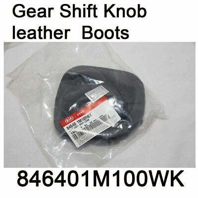 New Oem Gear Shift Knob Leather Boots 846401M100WK For KIA Forte, Koup 