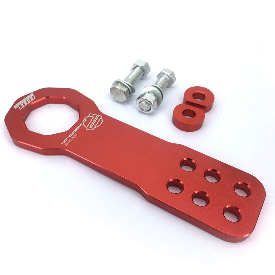 Universal Black JDM Style Aluminum Alloy Racing Car Front Tow Hook for