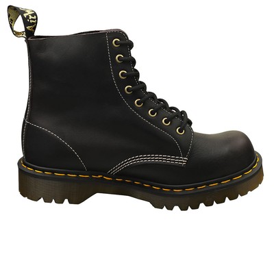 Pre-owned Dr. Martens 1460 Pascal Made In England Mens Ankle Boots In Charcoal Grey In Gray
