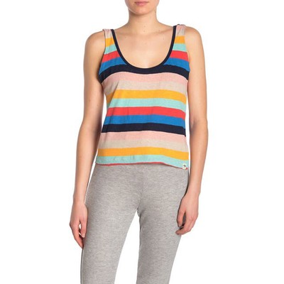 

Майка Splendid Sunray Stripe из смесового льна, Bnfire Multi