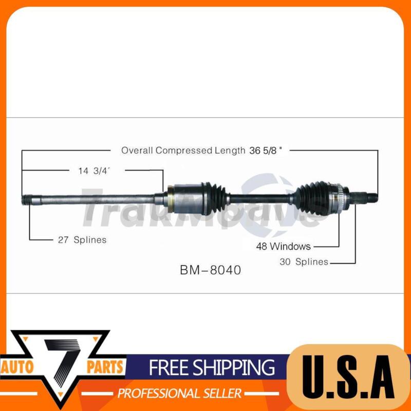 Front Passenger Side Cv Axle Shaft Cv Joint For Bmw 535xi 2008